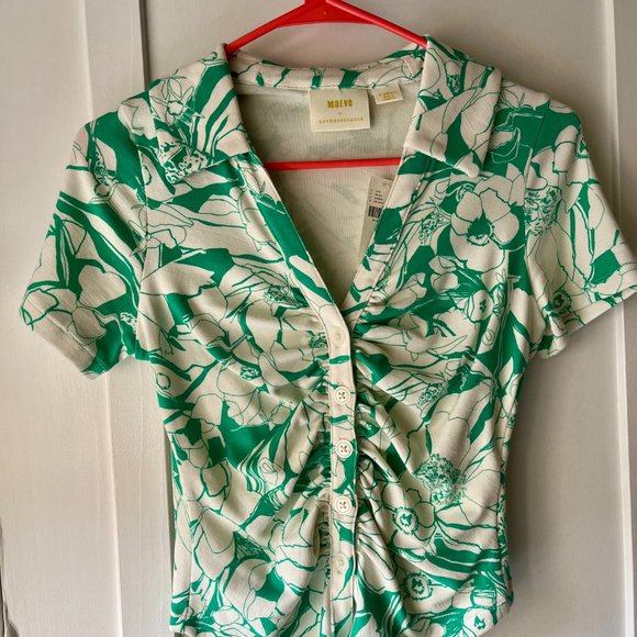 Anthropologie Maeve Ruched Blouse - Picture 4 of 7